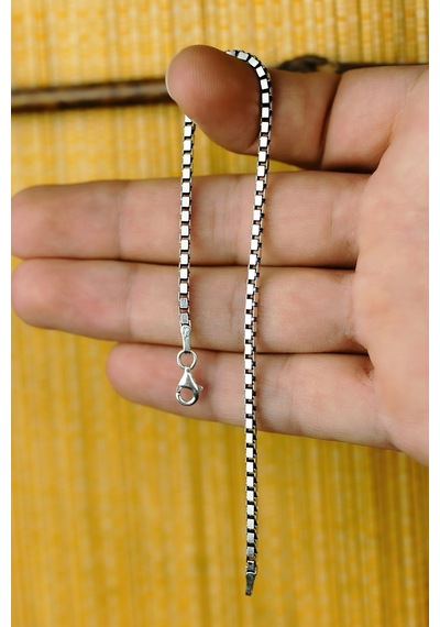 Encili Silver 925 Ayar Gümüş Küp Model Unisex Bileklik