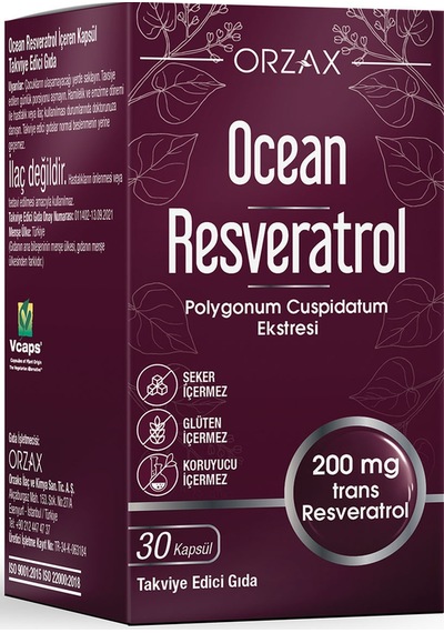 Resveratrol 200 Mg 30 Kapsül