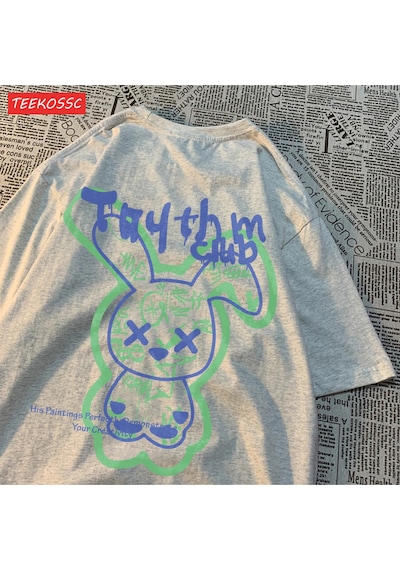 Noıssey Urban Pop Graphic Kadın Tişört Koleksiyonukod 5389 Gri