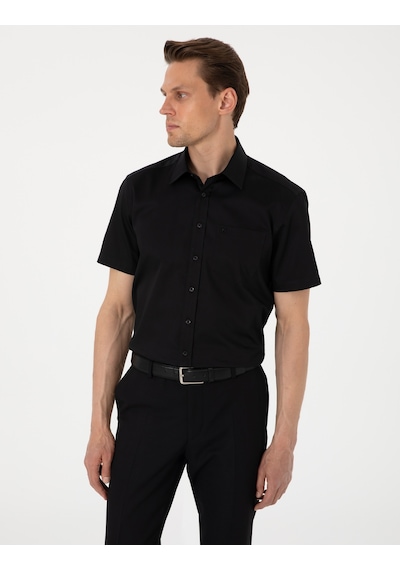 Pierre Cardin Erkek Siyah Gömlek Basic 50302763-vr046 Siyah