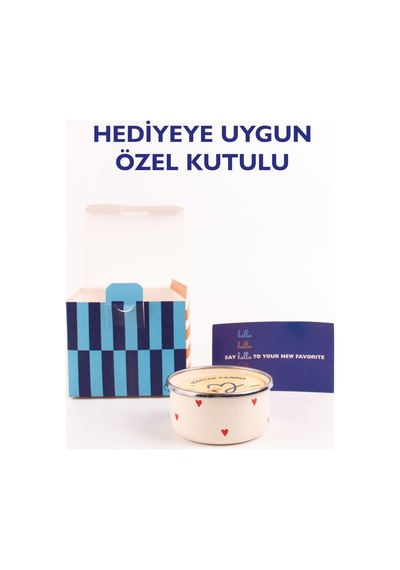Tr Vanilya Dream, Emaye Kapta Soy Wax Mum Vanilya Kokulu-150 Ml Diğer