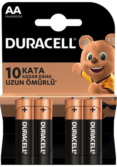 Duracell Alkalin Kalem Pil Aa 4 Lü Kartela