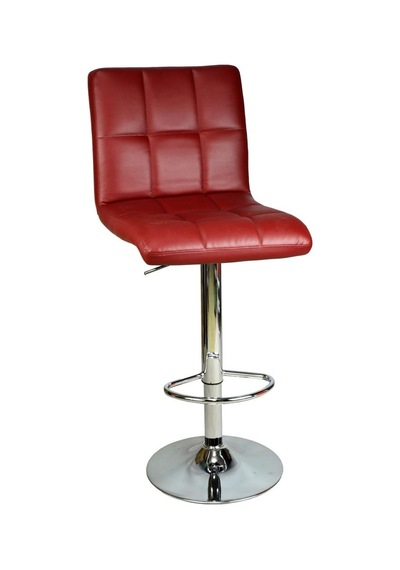 Bürocci Carla Bar Taburesi-Bordo-9503S0102 Çok Renkli