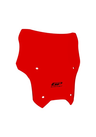 Gp Kompozit Cf Moto 250 Nk 2023-2026 Uyumlu Ön Cam Kırmızı 33cm