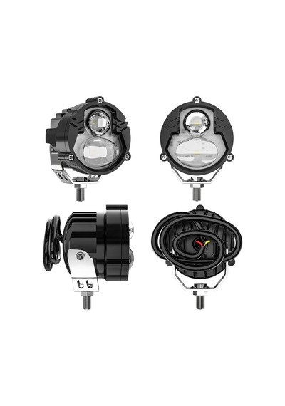 Heyce Led Motosiklet Far / Parlak Led Motosiklet Işıkları / 4 Aydınlatma Modlu Spot Sürüş Sis Lambaları, Enerji