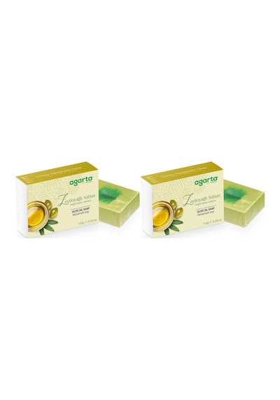Agarta El Yapımı Doğal Sabun 150gr Zeytinyağlı 2 Li Set