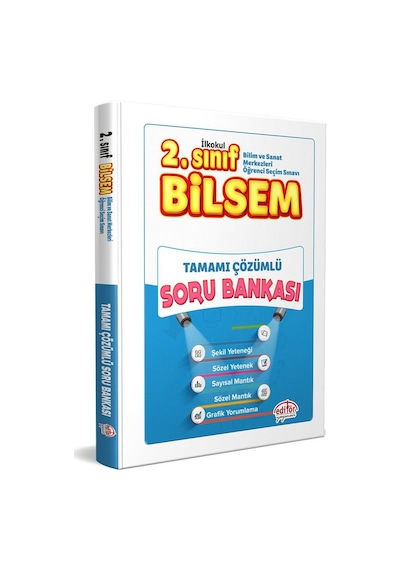 Editör Yayınları 2. Sınıf Bilsem Hazırlık Kitapları Seti 4 Lü  Set