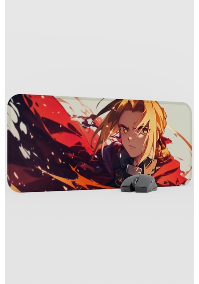 Fullmetal Alchemist Anime V2 - 70x30 Xl Gaming Kauçuk Kaymaz Taban Mouse Pad Fare Altlığı