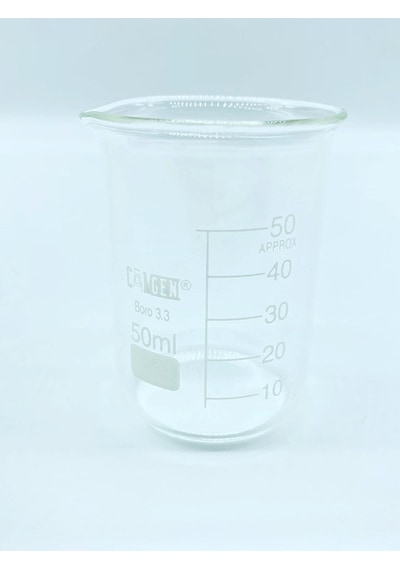 Cam Beher Dereceli Borosilikat 50 ML 1 Adet
