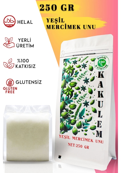 Kakulem Glutensiz Yeşil Mercimek Unu 250 Gr