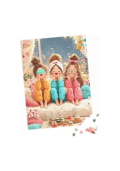 500 Parça Pijama Partisi Temalı Puzzle Standart