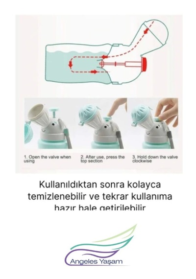 Angeles Yaşam Portatif Çocuk Pisuarı Lazımlık Erkek
