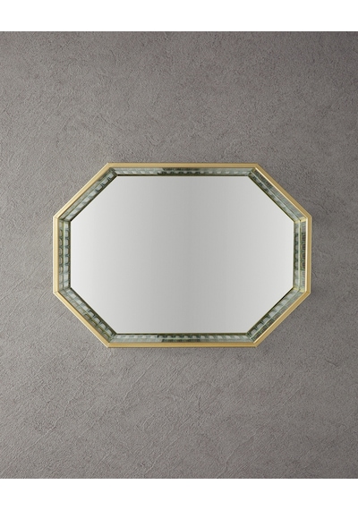 English Home Luxury Cam Dekoratif Tepsi 32x23x4 Cm Gold