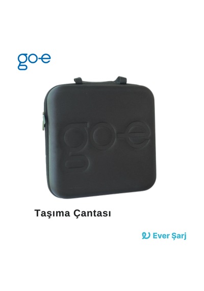 Go-E Charger Şarj Cihazı Ve Kablosu İçin Taşıma Çantası Siyah