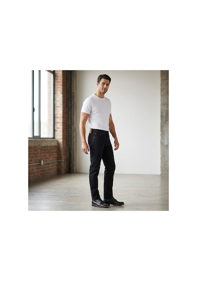 Levi's 501 %100 Coton Klasik Erkek Jean Pantolon- 2442-- Siyah