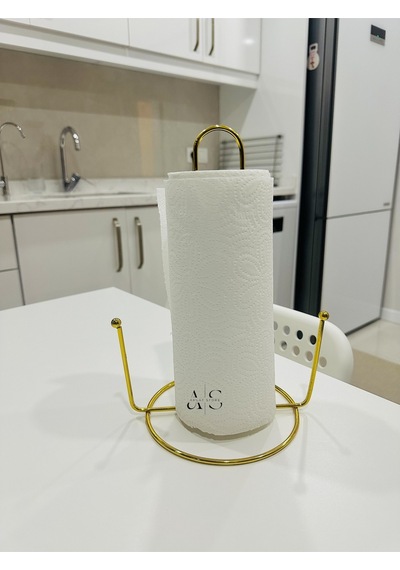 Gold Altın Kaplama Kağıt Havluluk , Peçetelik, Metal Havluluk , Boncuk Model Sarı Metal Diğer
