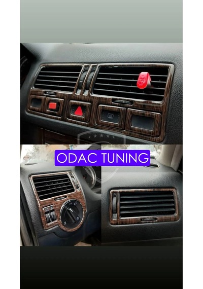 Vw Bora Full Set Torpido, Konsol, Trim, Göğüs Kaplama Koyu Meşe