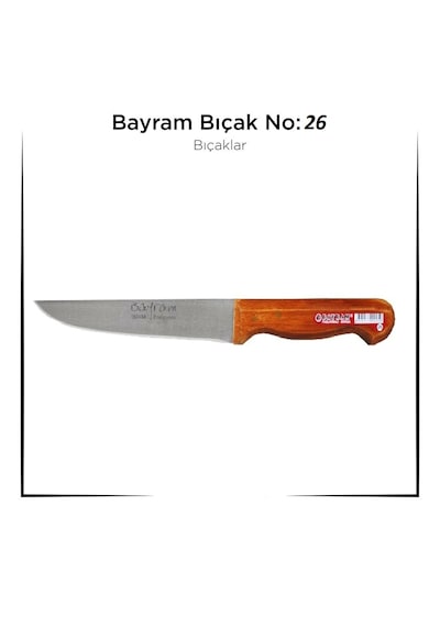 Bursa Bıçağı Bayram Kurban Bıçağı Yemek Bıçağı No : 26 5332 -