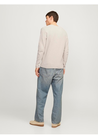 Jack & Jones Jack Jones Erkek Örme Kazak 12258407 Krem