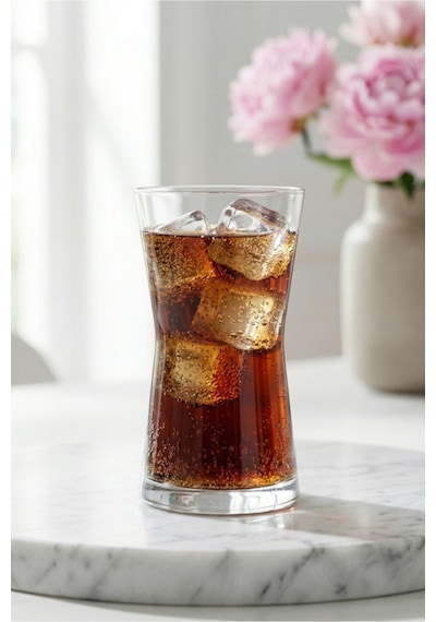 Lav Derin Cam Meşrubat Bardağı 6'lı 350 ml (Büyük Su/Kokteyl Bardağı )
