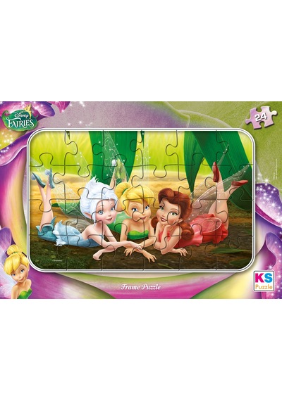 Disney Fairies Lisanslı Frame Puzzle Yapboz 24 Parça