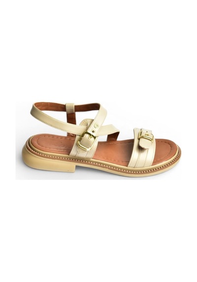 Fox Shoes Y996062509 Bej Toka Detaylı Kadın Sandalet