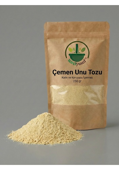 İxirciyusuf Çemen Unu Çemen Tozu Fenugreek Powder Ground Fenugreek Trigonella Foenum-graecum Doğal Öğütülmüş 250 G