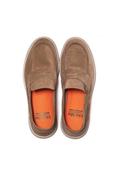 Biscuit Suede Oxford Klasik Erkek Ka-26y-c27606 John May Formal Biscuit Suede