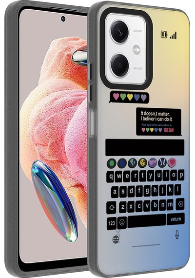 Xiaomi Redmi Note 12 4g Kılıf Desenli Zore Dragon Sert Kılıf