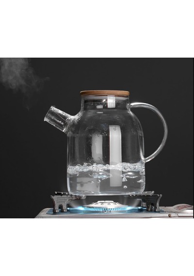 Ivory Borosilikat Cam Demlik 1500 Ml Çok Renkli