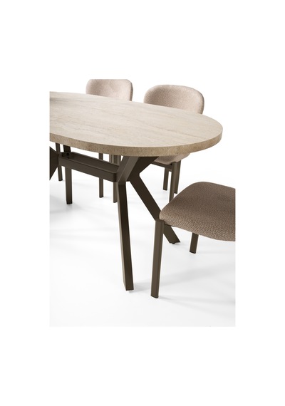 Star Gala Mutfak Masa Sandalye Takımı 82x138 Krem