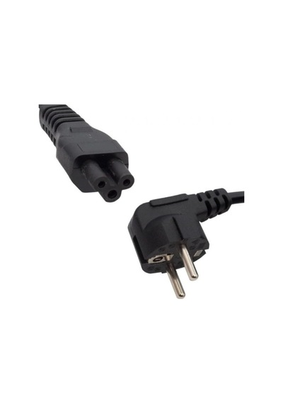 Premium 1.8m Topraklı Yonca Power Kablosu 0.75mm² Saf Bakır