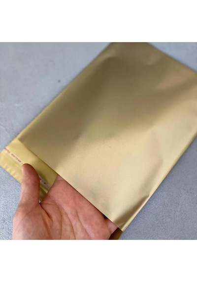 Gold Renkli Hediye Paketi Metalik Parlak Lüx