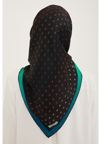 Armine Saf İpek Eşarp Sura İpek - 8936d01 04 Siyah