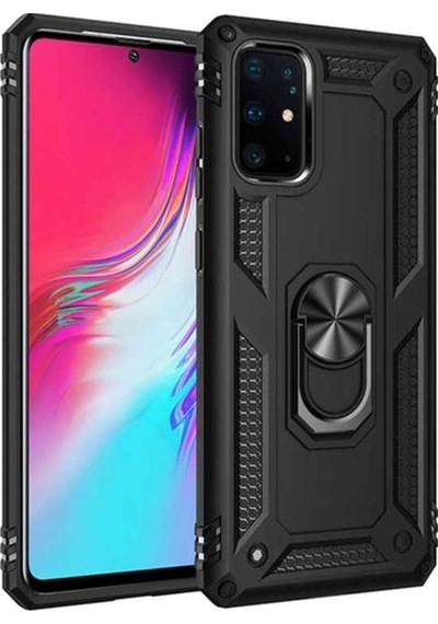 Galaxy S20 Plus Kılıf Zore Vega Kapak Siyah