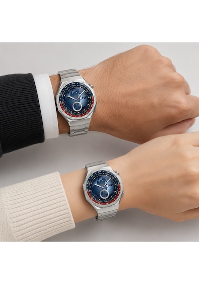 Huawei Watch Gt5 Pro 46mm İle Uyumlu Katlanır Klipsli Paslanmaz Çelik Saat Kordonu
