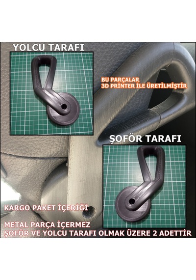 Peugeot 206 Koltuk Yatırma Kolu Sag Ve Sol 2 Adet