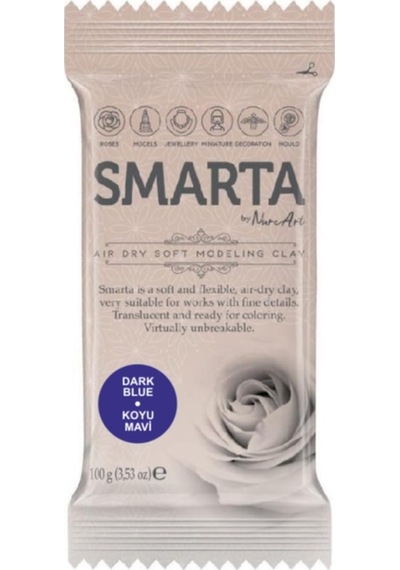 Smarta Modelleme Hamuru 100 Gr. Koyu Mavi
