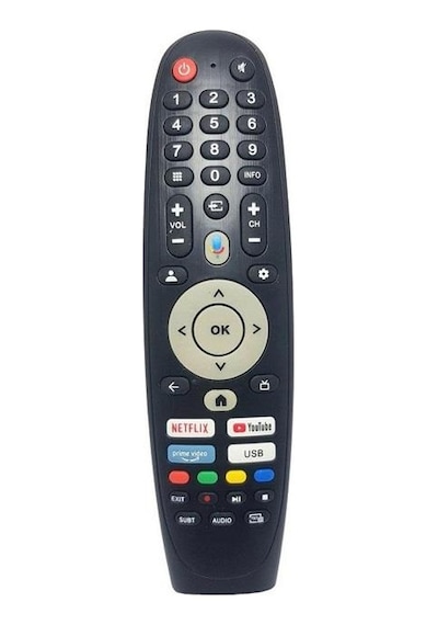 Skytech Model No 85st3305 İle Uyumlu Googlee Tv Kumandası-mikrofonsuz