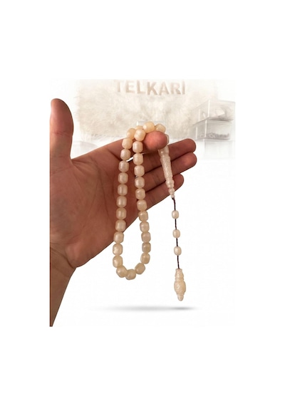 Beyisa Bukalemun Fosforlu Tesbih 9x12 Mm Kapsül Kesim Renk Değiştiren Sedefli Erkek Tesbihi