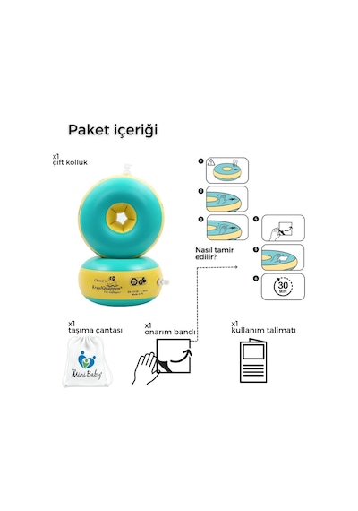Myminibaby Başlangıç Seviye Yüzme Kolluk Çift