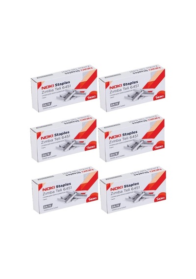 Tr Büyük Zımba Teli No:24/6 1000'li X 6 Paket