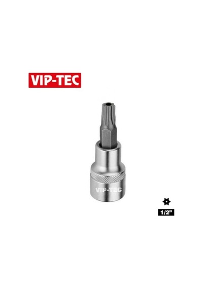 Vıp-tec 1/2 T27 Lokmalı Torx Uç Delikli Kısa