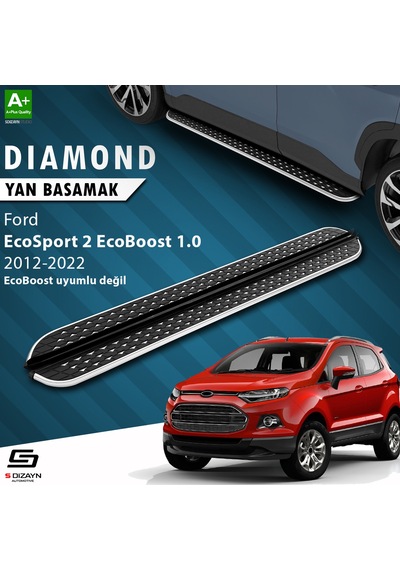 S-dizayn Ford Ecosport 2 Diamond Krom Yan Basamak 173 Cm 2012-2022