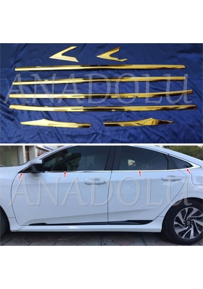 Honda Cıvıc 2017 Üstü Cam Çıtası 8 Parça N11.9519