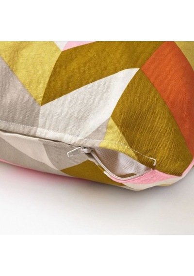 Ikea Hannelıse Dekoratif Yastık 50 X 50 Cm Sarı Hardal Bej Çok Renkli