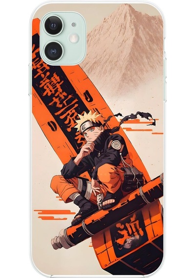 Apple Uyumlu iPhone 11 Şeffaf Kılıf Naruto Tasarımlı