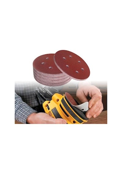Gfb 6962 Cırtlı Disk Zımpara 6 Delikli 150 Mm 80 Kum