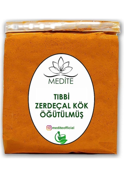 Tıbbi Zerdeçal Kök Tozu Öğütülmüş Doğal Yeni Hasat 75 Gr
