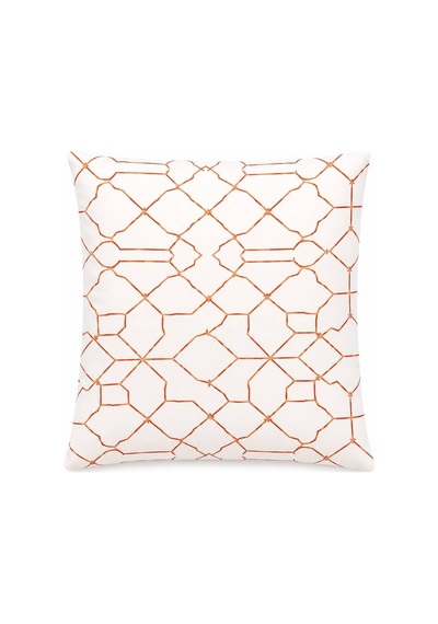 Orange Bone Renk 5'li Kırlent Kılıfı Seti Twill Kumaş Gizli Fermuar 43x43 Cm Turuncu - 916508067 Turuncu